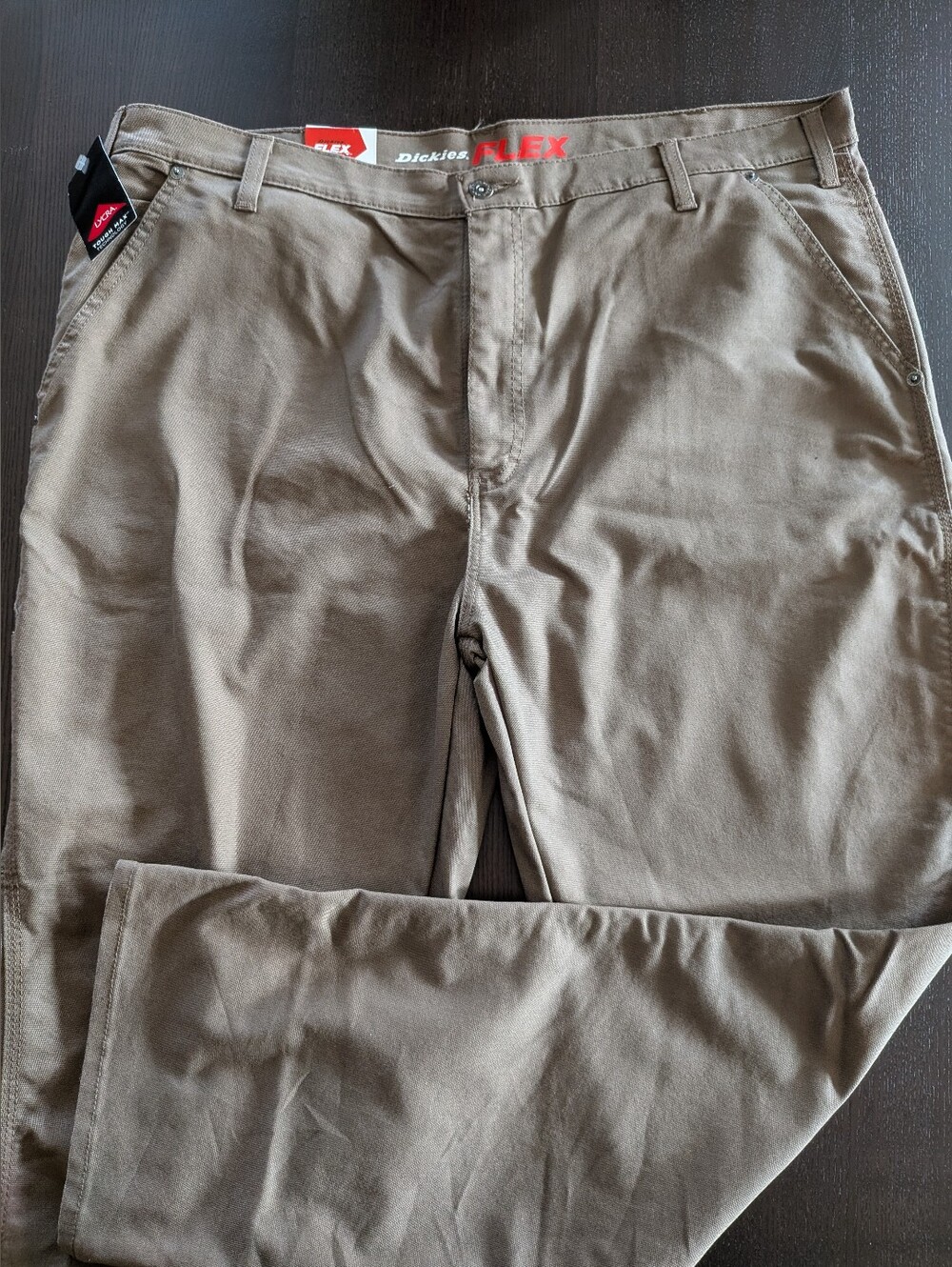 NWT Dickies FLEX Carpenter Pants 42x32 Brown